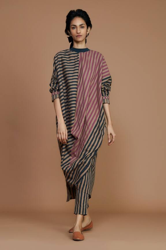 Mati Cotton Striped Pant