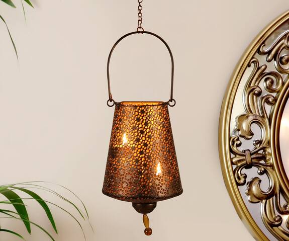 Nakshikathaa - Homeware Mysore Goblet Hanging T-Light Holder
