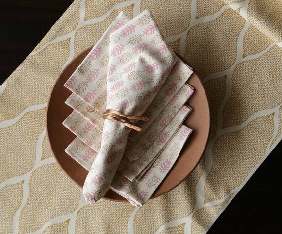 Krishna Mehta Netto Printed Table Runner