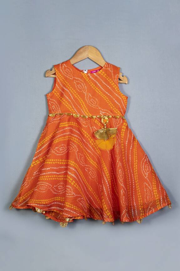 Label Neeti Bandhej Print Dress