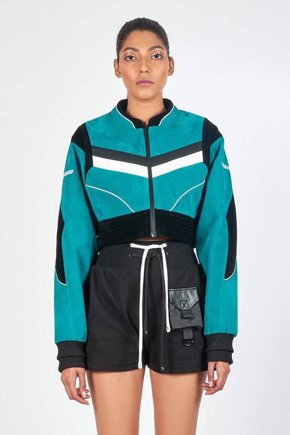 NoughtOne Colorblock Cropped Jacket