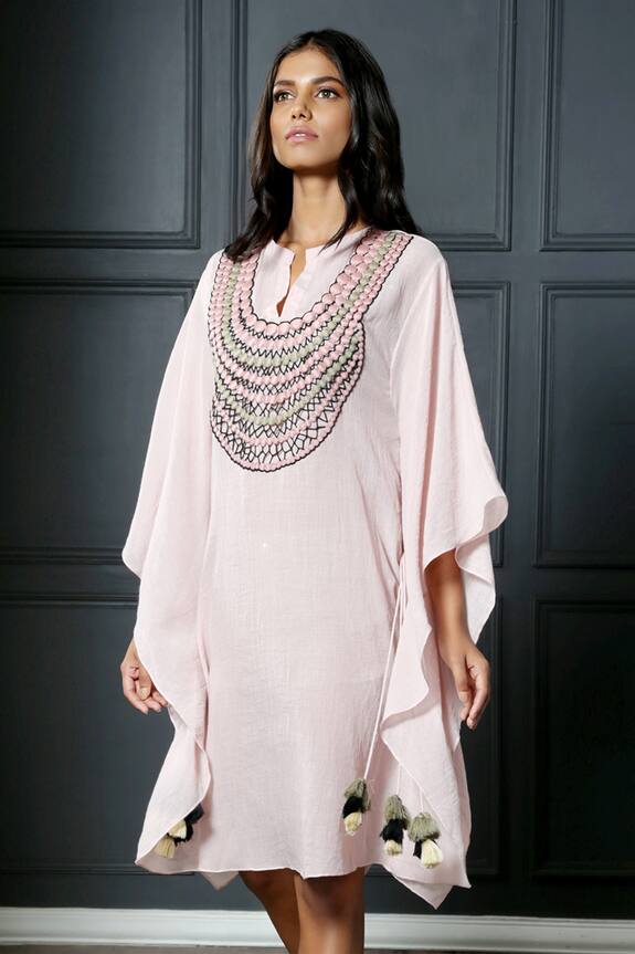 Nandita Thirani Embroidered Kaftan Dress