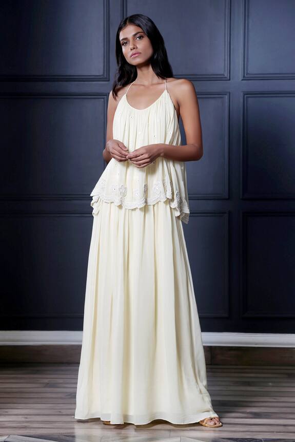 Nandita Thirani Layered Maxi Dress