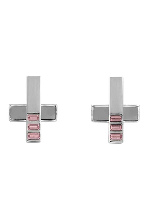 Closet Code Geometric Stone Cufflinks