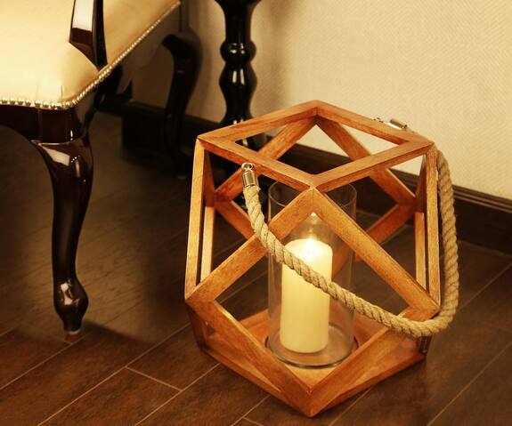 Perenne Design Cluster Wooden Lantern