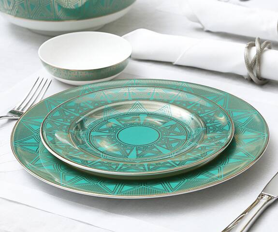 Perenne Design Emerald Palace Dinner Plate (Set of 2)