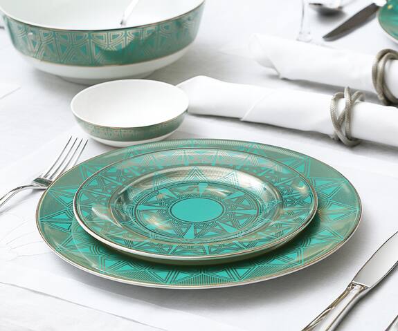 Perenne Design Emerald Palace Side Plate (Set of 2)