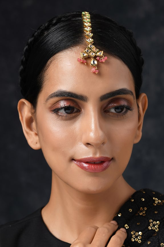 Paisley Pop Kundan Maangtikka