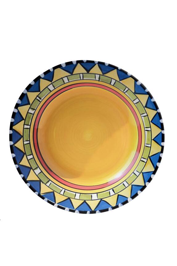 The Quirk India Sun Stroke Decorative Wall Plate