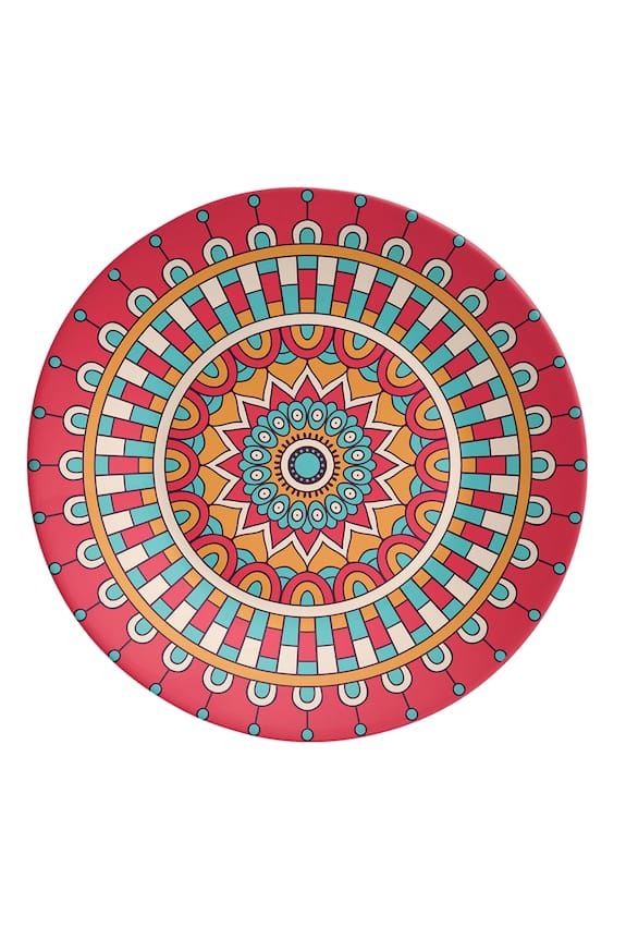 The Quirk India Geometric Passion Decorative Wall Plate