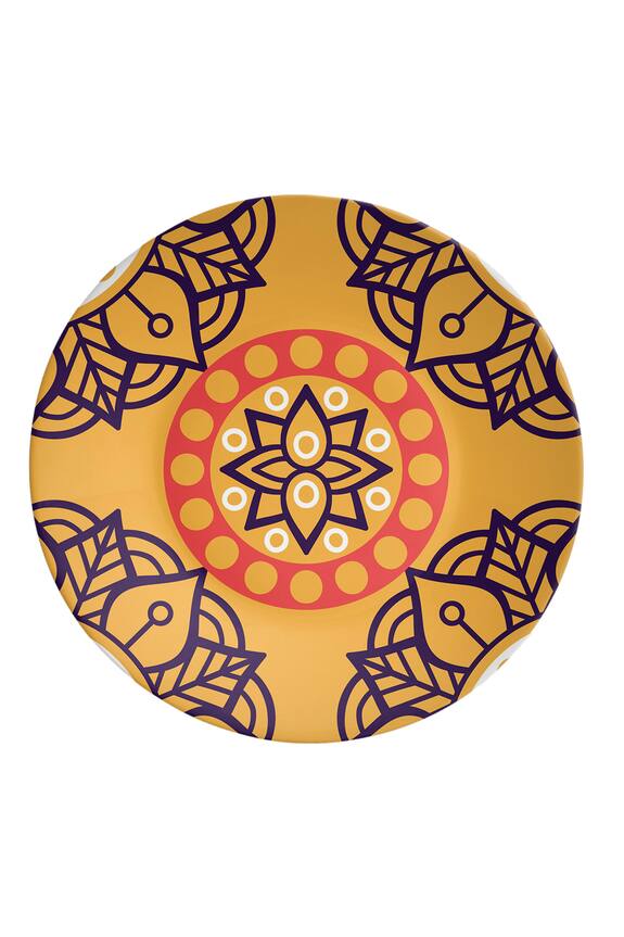 The Quirk India Symmetry Abstract Decorative Plate