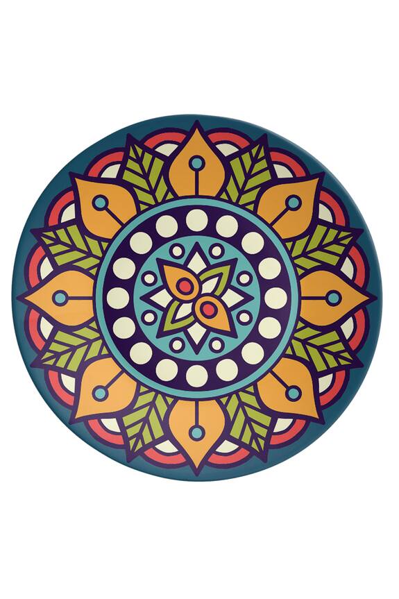 The Quirk India Leaf Decorative Wall Plate