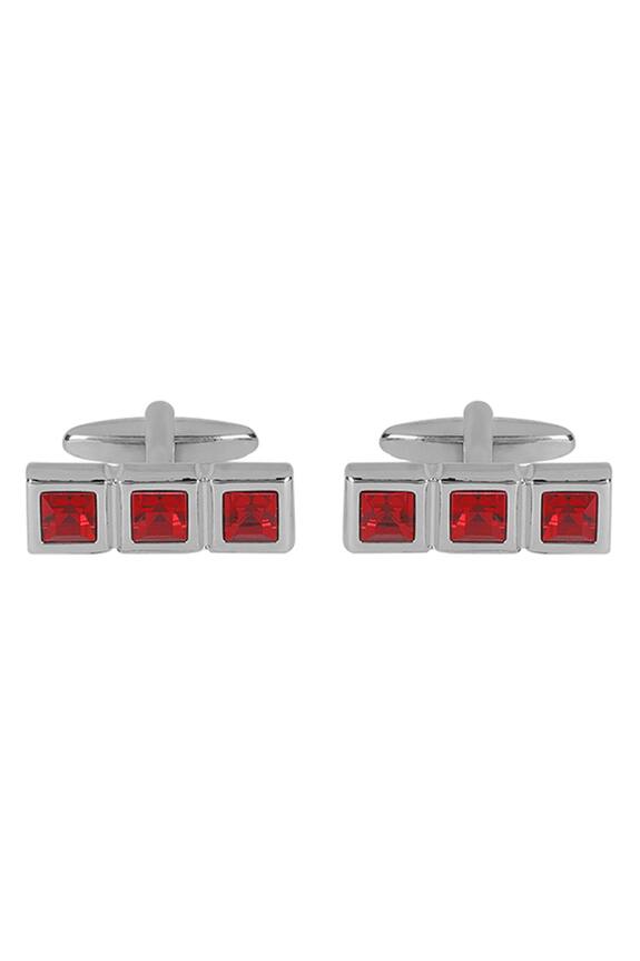 Closet Code Geometric Stone Cufflinks