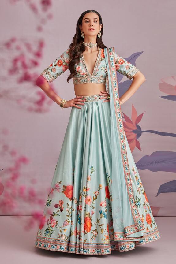 Ridhi Mehra Leilani Silk Lehenga Set