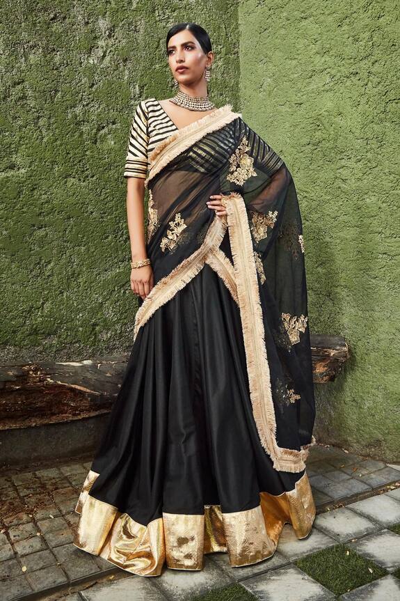 Ranian Gota Embroidered Lehenga Set