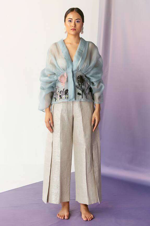 FEBo6 Sheer Embroidered Overlay