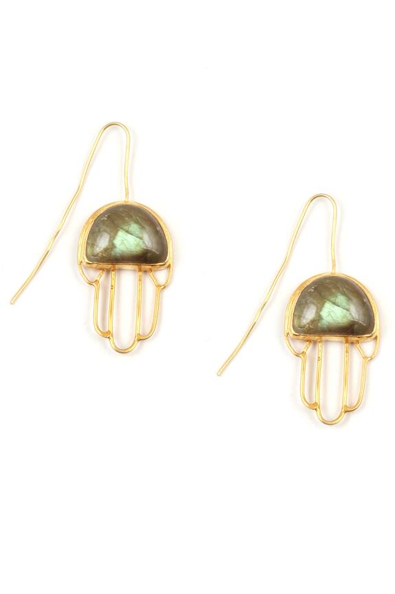 Sangeeta Boochra Stone Handcrafted Earrings
