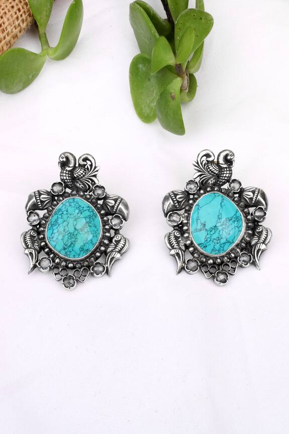 Sangeeta Boochra Sumaira Carved Earrings