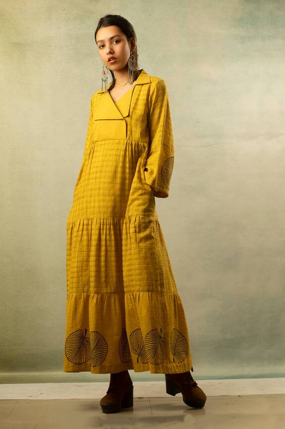 Ibai Handwoven Printed Maxi Dress