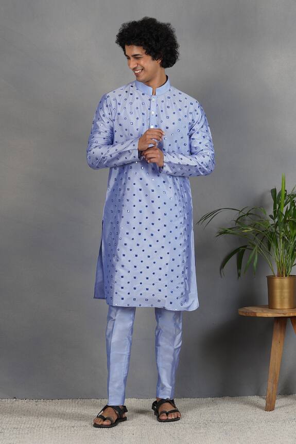 Eleven Brothers Mirror Embroidered Kurta Set