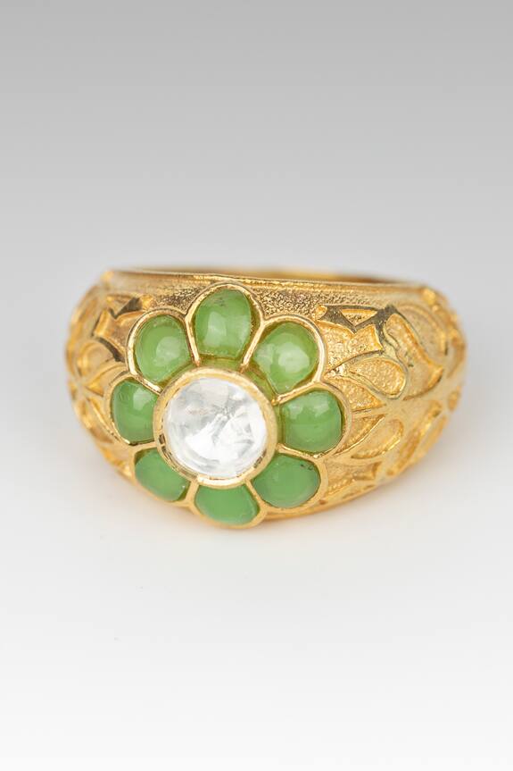 Osvag India Carved Ring