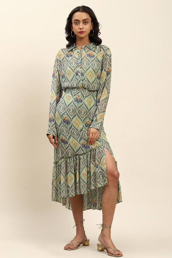 Aarke Ritu Kumar Printed Asymmetric Skirt