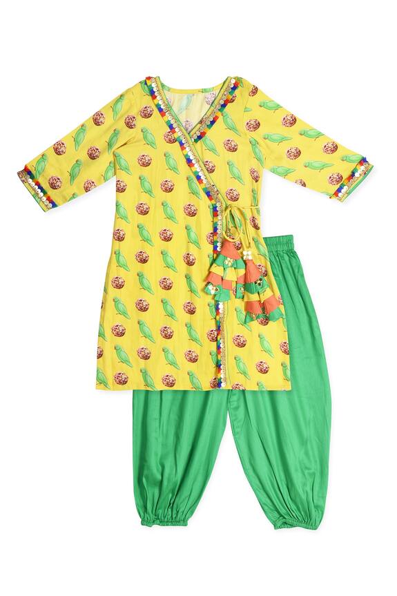 Native Place India Printed Kurta & Dhoti Pant Set