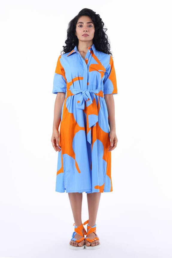 Studio Moda India Hibiscus Print Jumpsuit