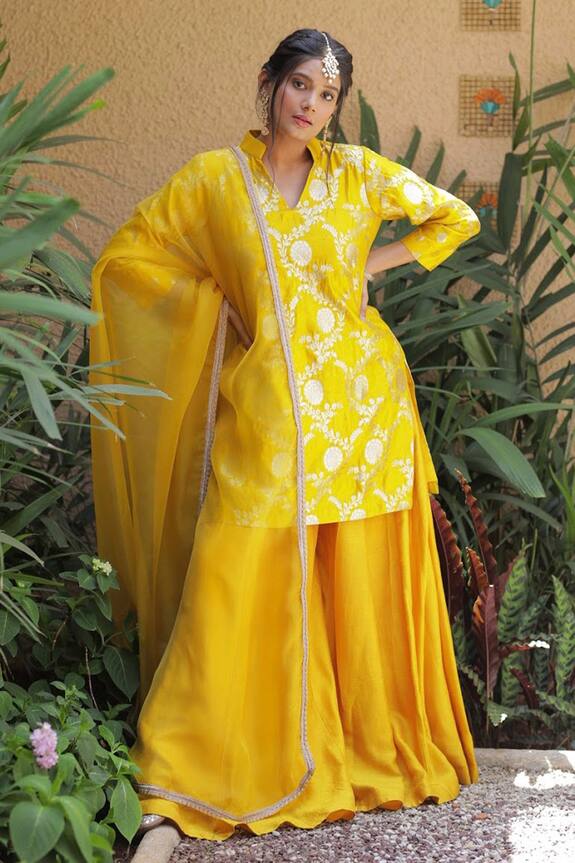set Kurti Banarasi taglia Large 40 Abbigliamento Abbigliamento donna Blazer e completi Set Banarasi 
