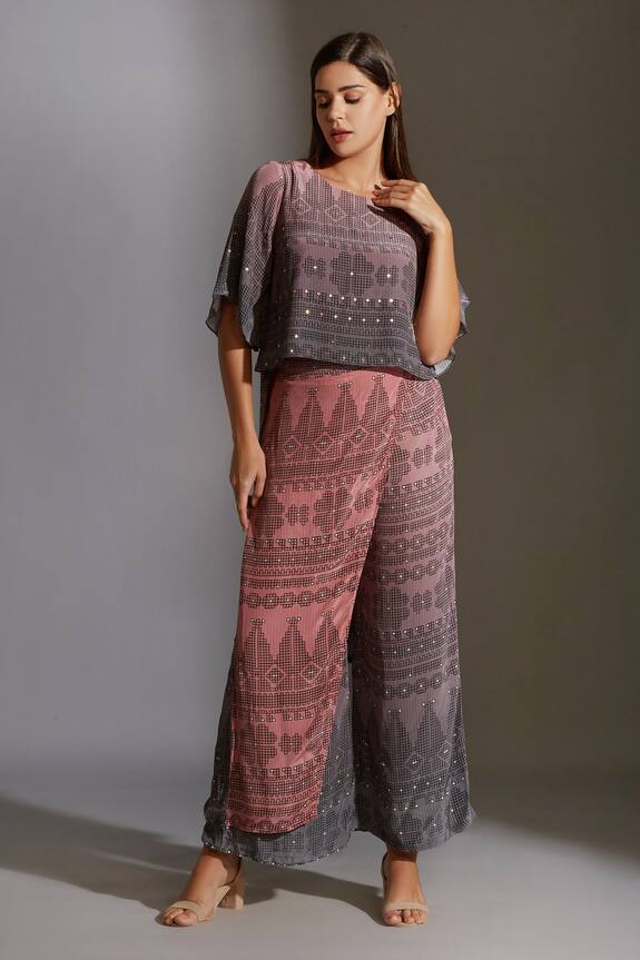 Soup by Sougat Paul Printed Tunic & Pant Set