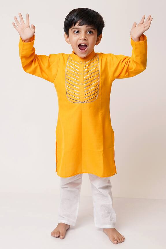 Tiny Pants Cotton Kurta & Pyjama Set