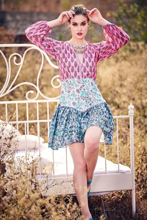 The Royaleum Floral Print Dress