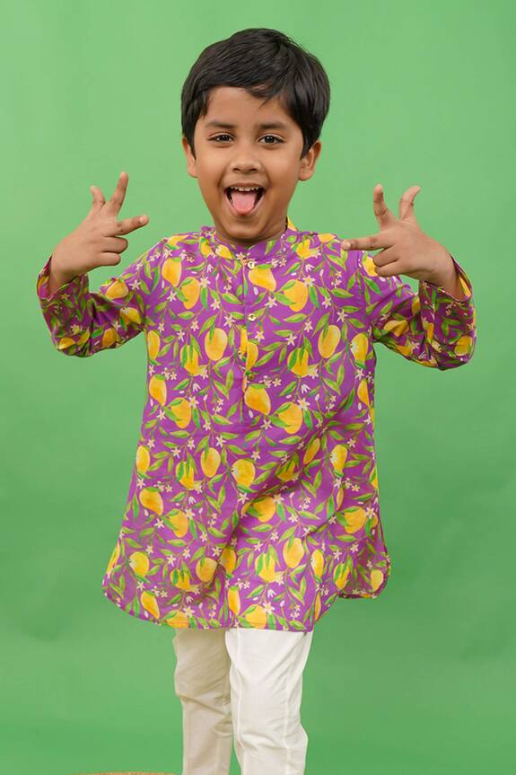 Tiber Taber Mango Print Kurta