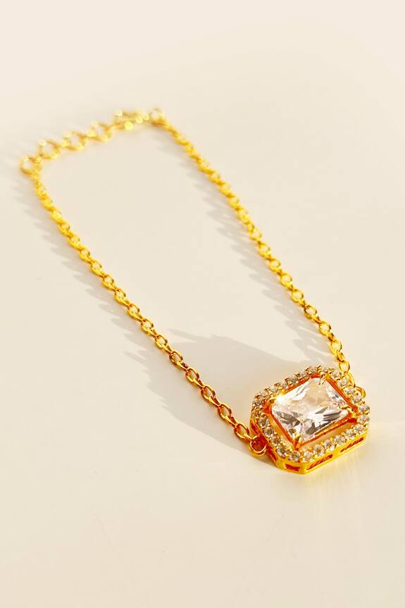 Osvag India Polki Stone Embellished Bracelet