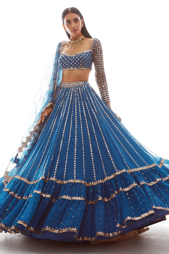 Vvani by Vani Vats Embroidered Lehenga Set