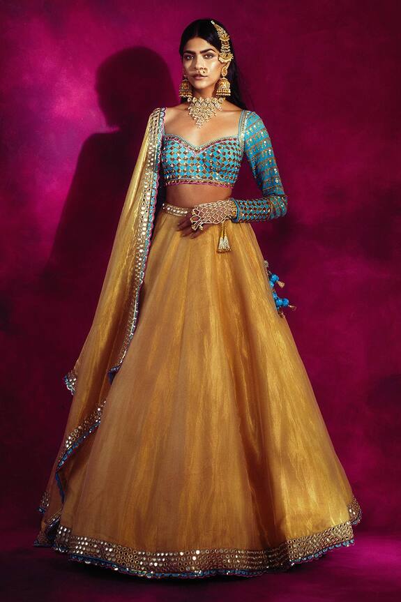 Vvani by Vani Vats Embroidered Lehenga Set