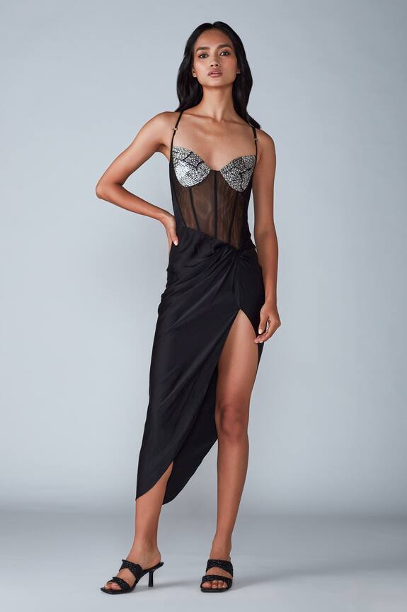 Saaksha & Kinni Strappy Corset Dress