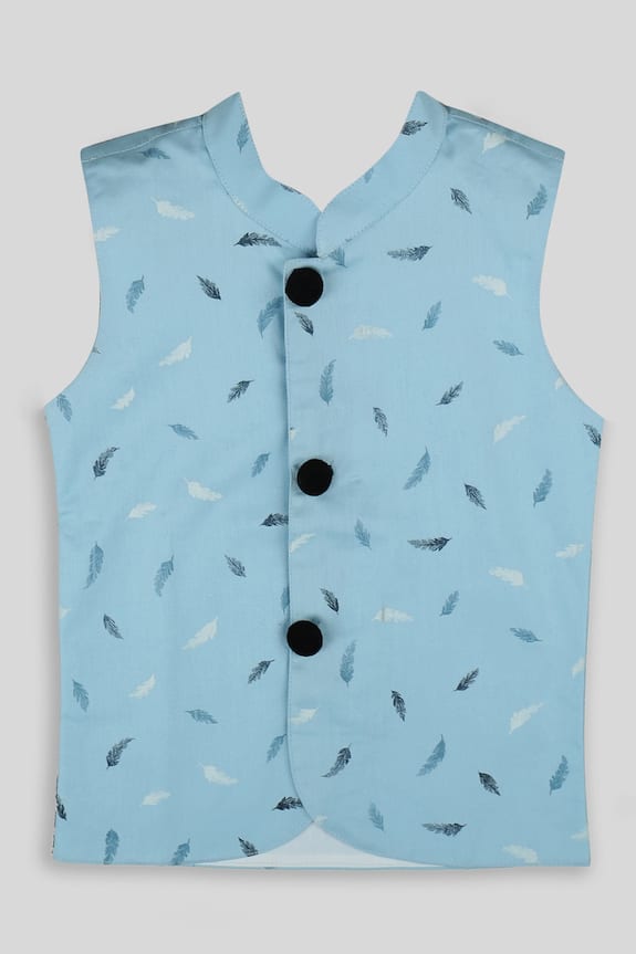 Champscloset Printed Waistcoat