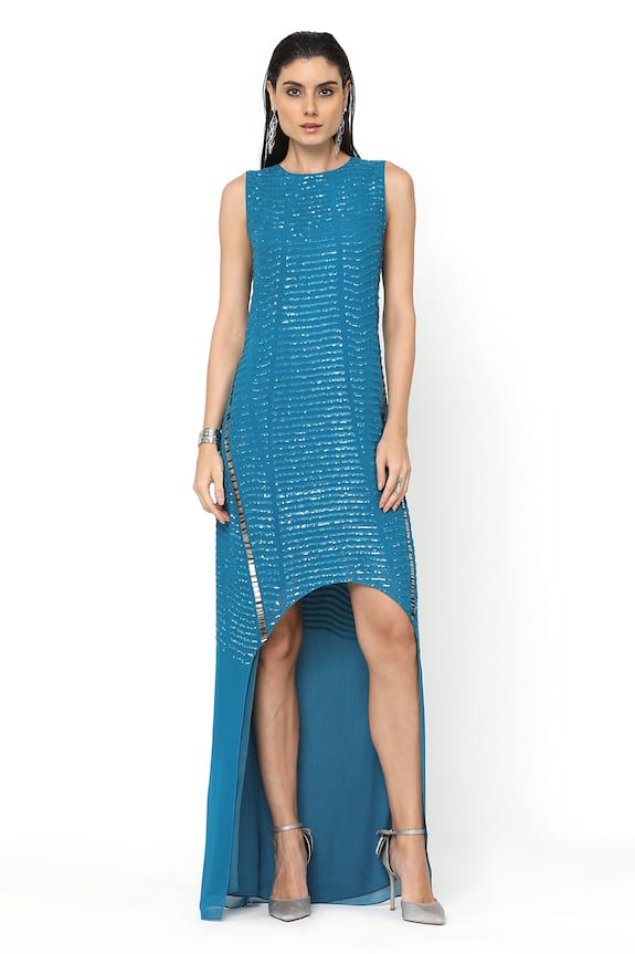 high low hem gown