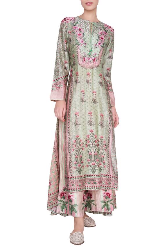 Buy Anita Dongre Floral Printed High Low Tunic Online | Aza Fashions