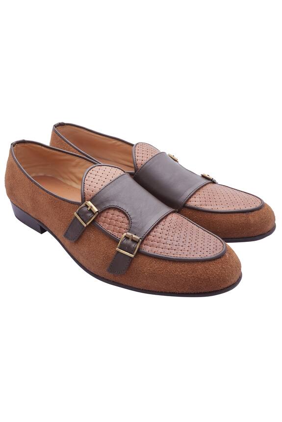 Nidhi Bhandari Brown Suede Monks 0