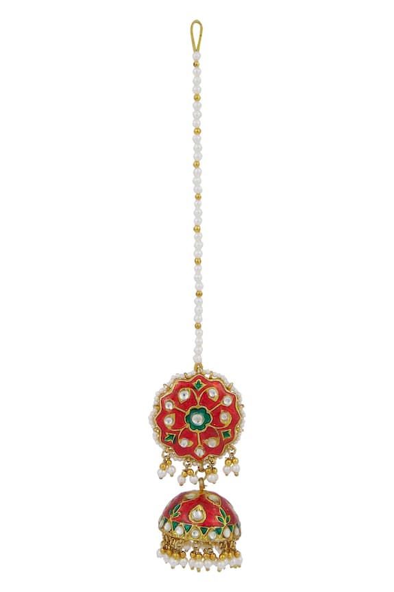 Auraa Trends Kundan Choker Jewellery Set 5