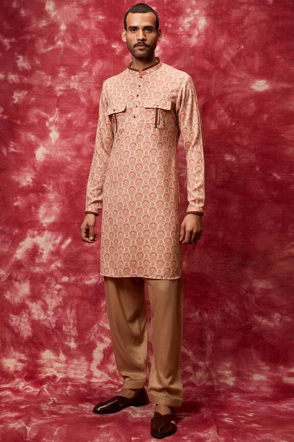 pathani kurta pink