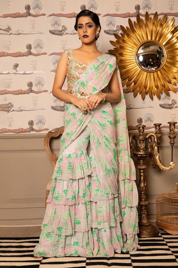 sharara sarees