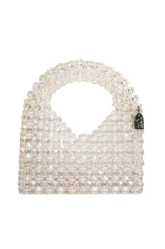 Waby Saby Crystal Clear Bead Handbag 2
