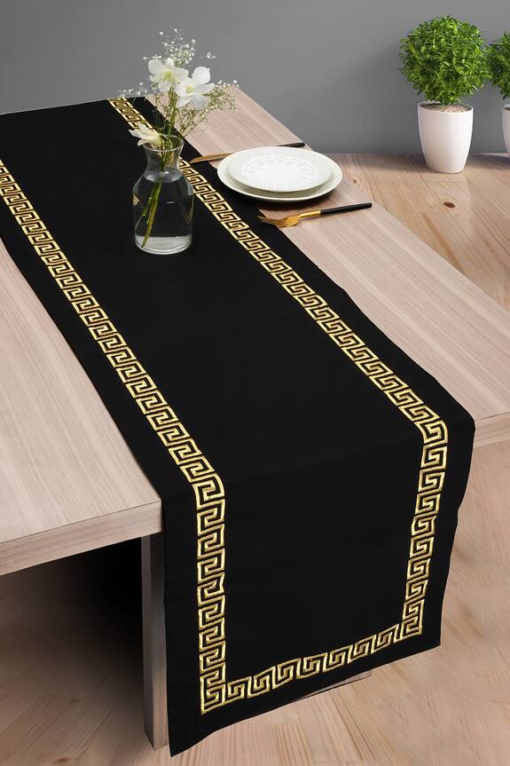 MJ Label Greek Embroidery Table Runner 1