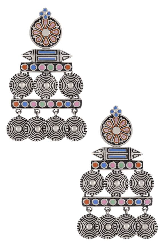 Tribe Amrapali Coin Charm Taveez Danglers And Drops 1