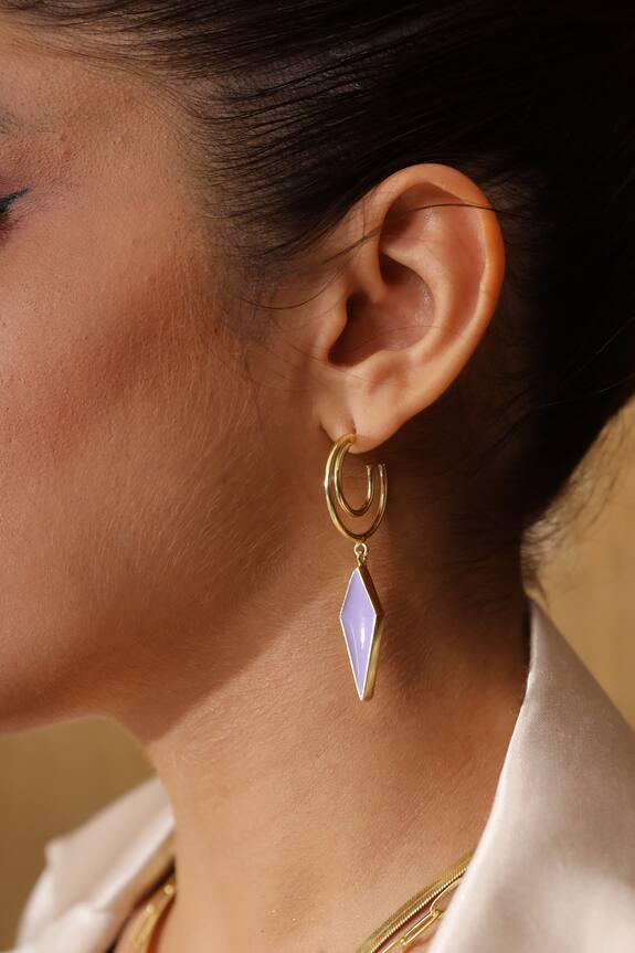 Varnika Arora Kairo Enamelled Earrings 0