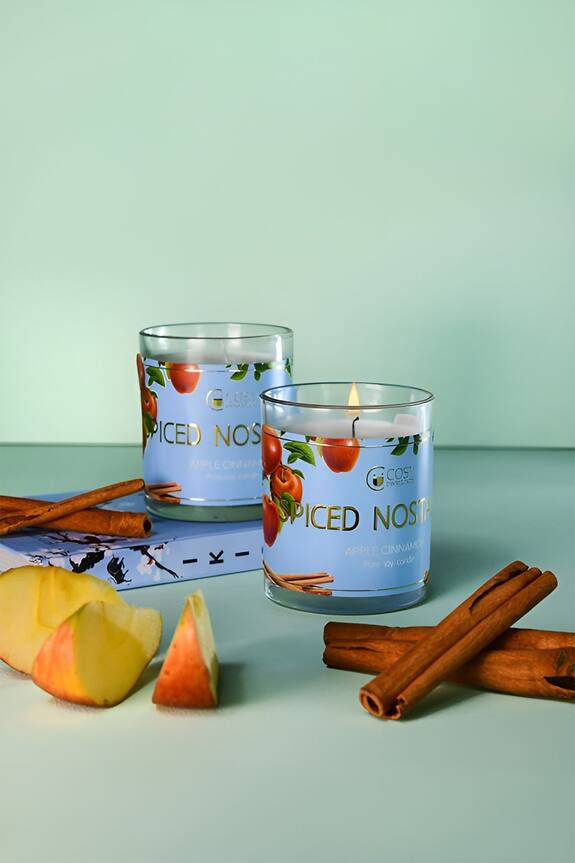 Cosy Dwellings Spiced Nostalgia Candle Jars (Set of 2) 1