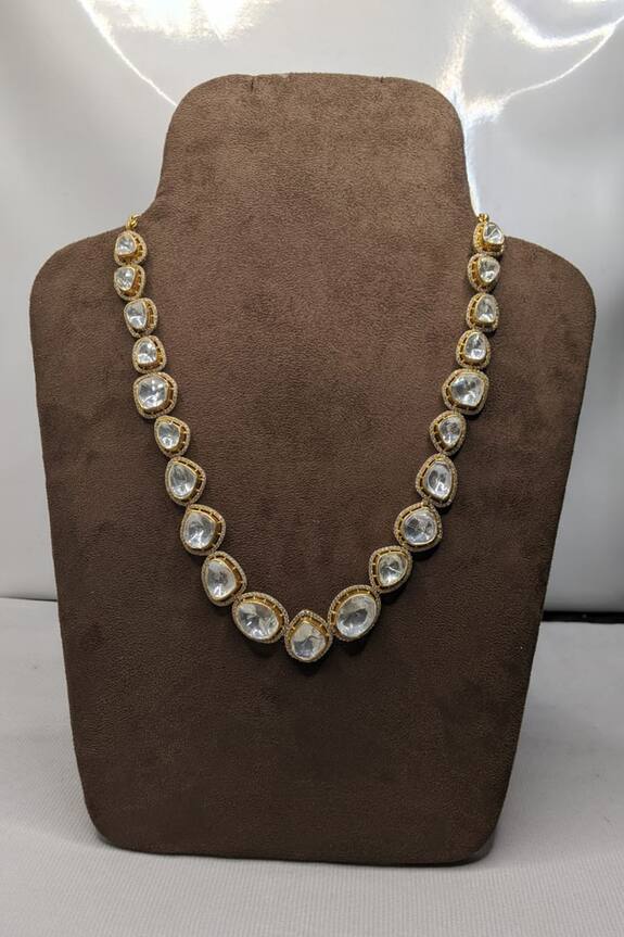 Vinanti Manji Designer Jewellery Studded Contemporary Necklace 2
